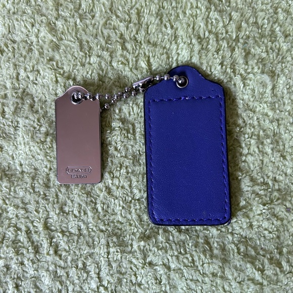 Coach Leather Metal Key Chain - Picture 2 of 6